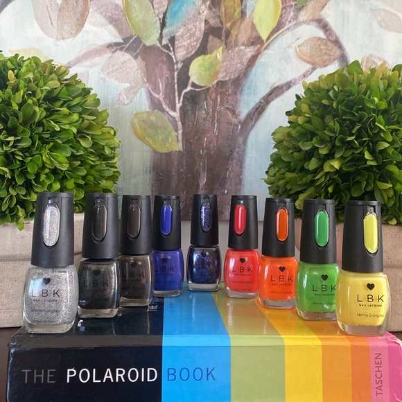 L·B·K 💅NAIL💅 LACQUER BUNDLE OF NINE COLORS 🌟NEW🌟 - Picture 1 of 17